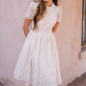 Gal Meets Glam Ivory Dress